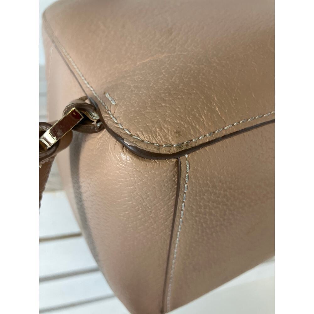 KATE SPADE LARGE NUDE LEATHER BACKPACK - Picture 8 of 16